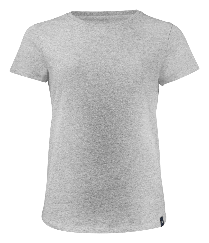 American U T-Shirt Dames - Grijs Mêlée