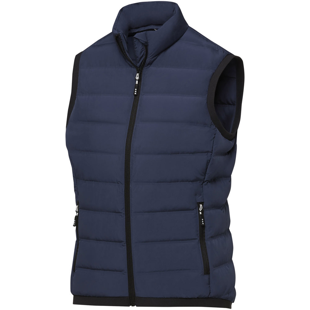 Macin geïsoleerde donzen dames bodywarmer - marineblauw