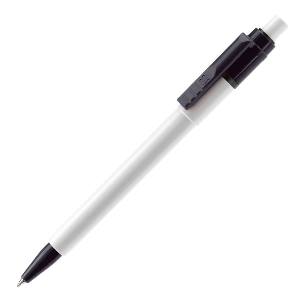 Balpen Baron Colour hardcolour - wit / zwart