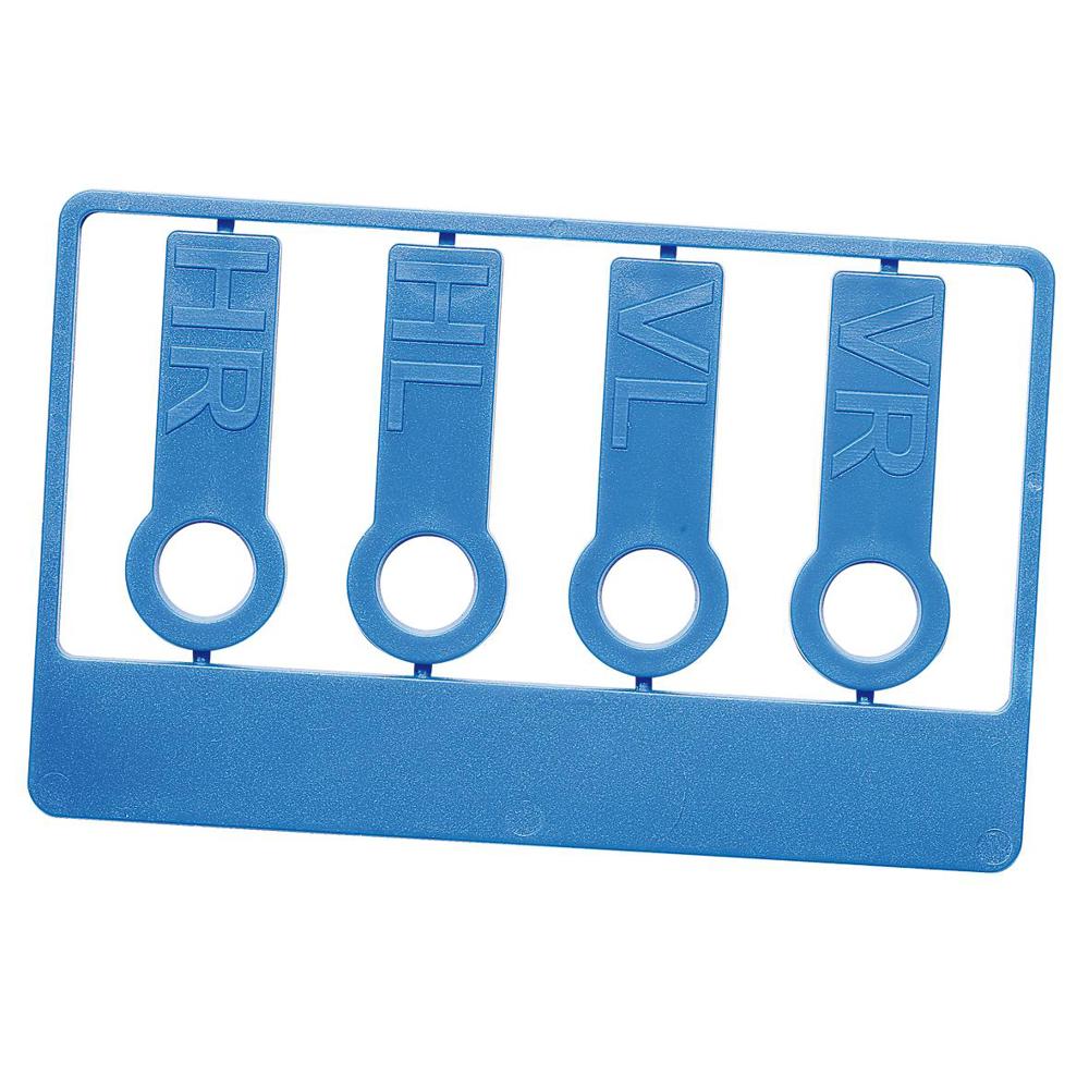 Bandmerken set "Auto" - standaard blauw PP