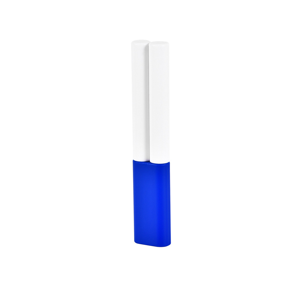 Airpods / smartphone schoonmaakpennen - Pennen wit met deksel mat reflex blauw