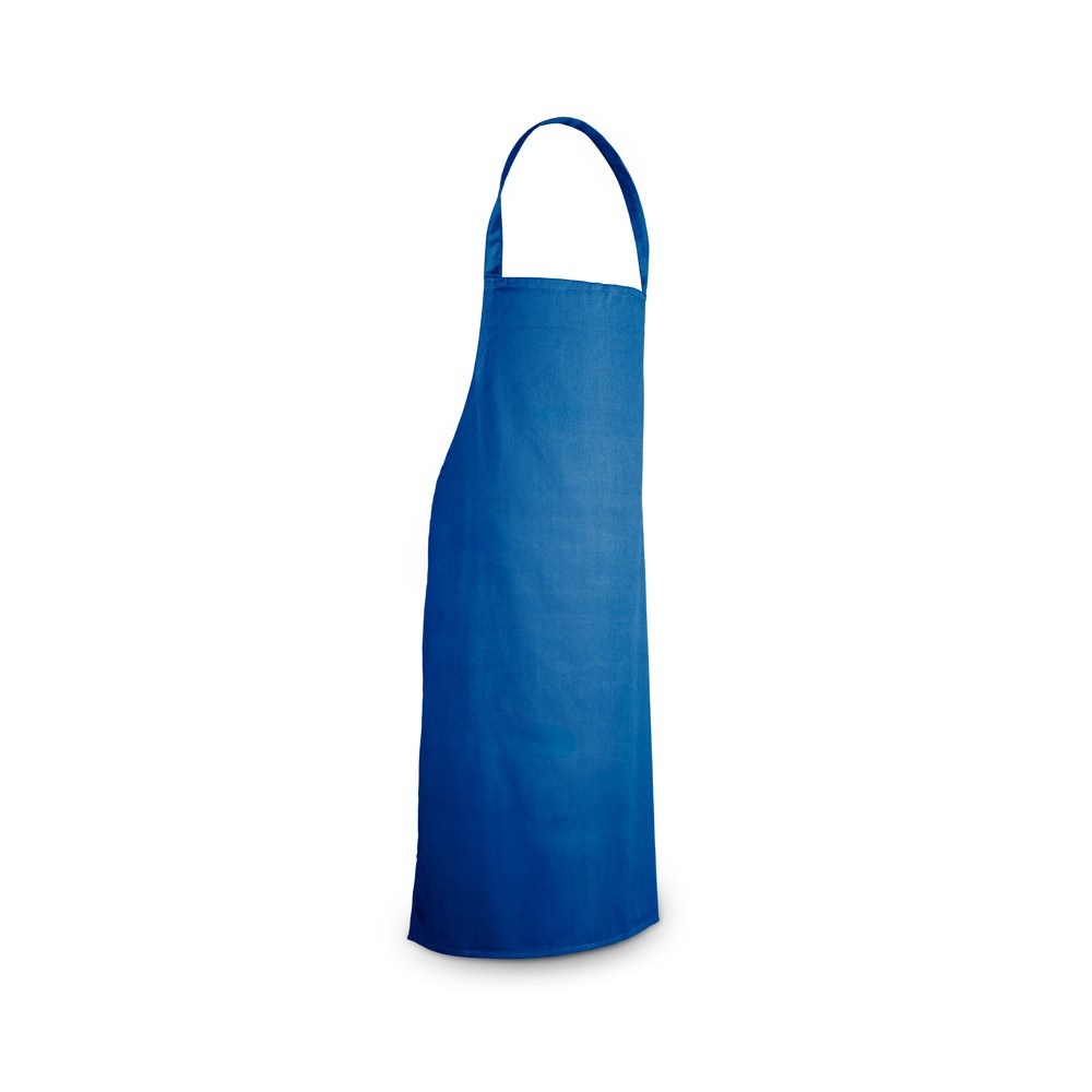 CUMIN. Katoenen keperstof schort (180 g/m²) - Royal Blauw