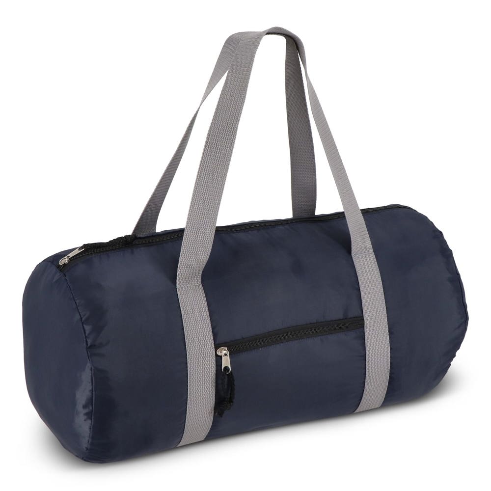 190T gerecycled PET lichtgewicht sport- en reistas 48 x 23 x 23 cm 20 L - donkerblauw