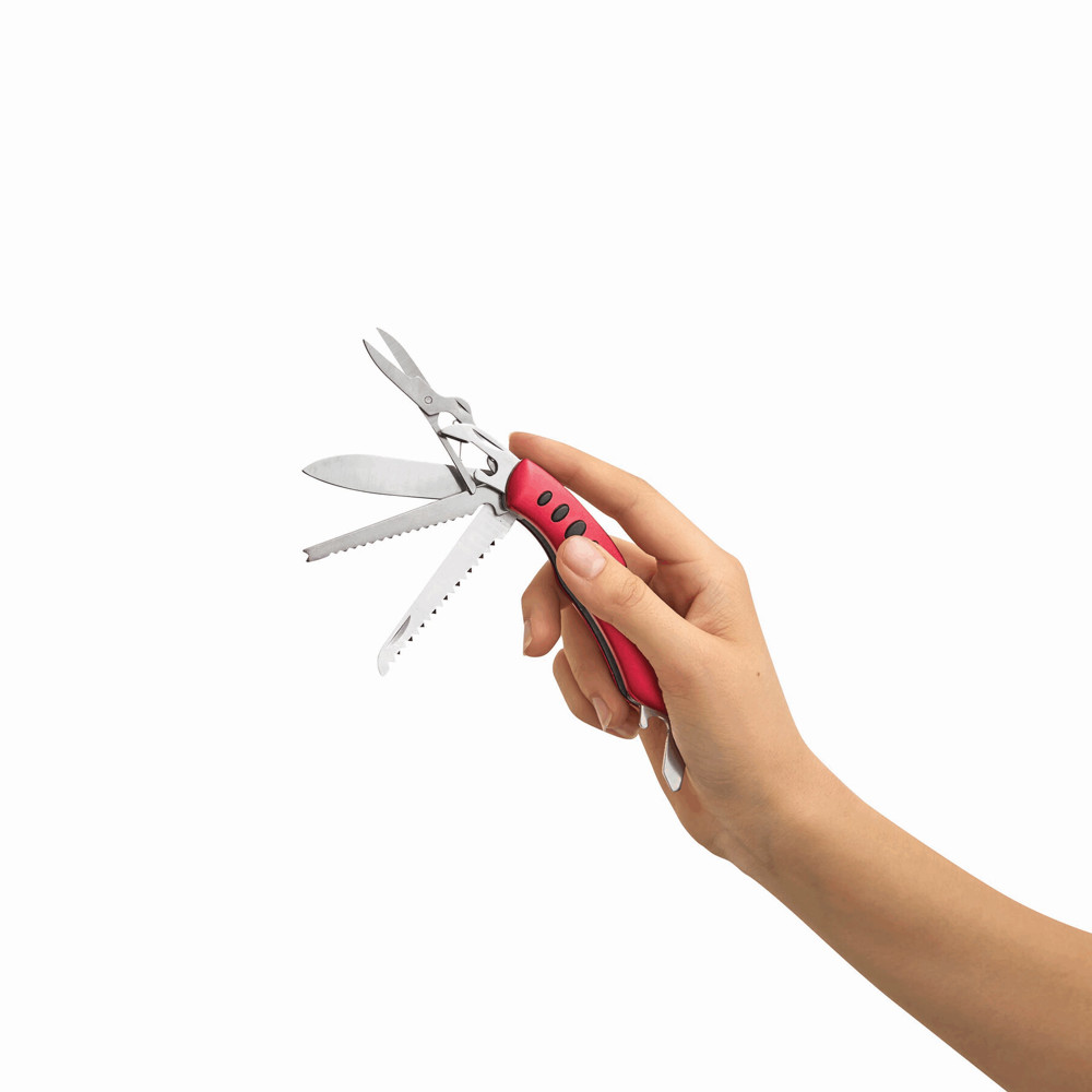 11 delig RVS multitool BIG R.