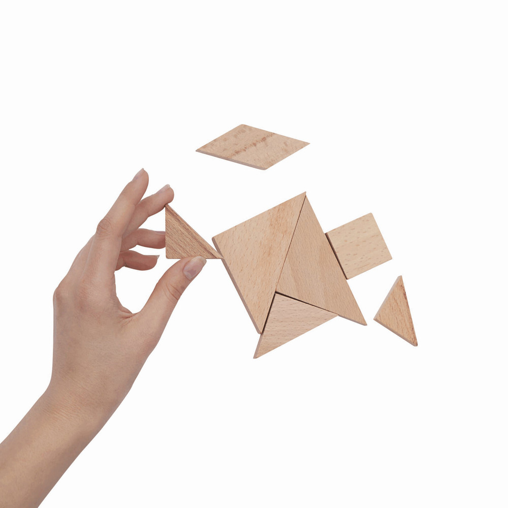 Houten puzzel TANGRAM