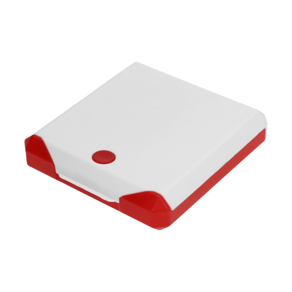 Reisbox "Eerste Hulp" - wit/trendrood PP