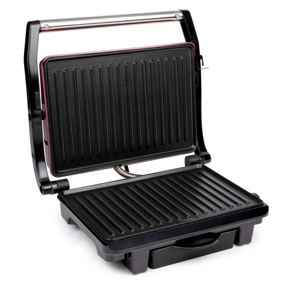 ALPINA Contact Grill 220-240V 1000W 27x17cm- Rood