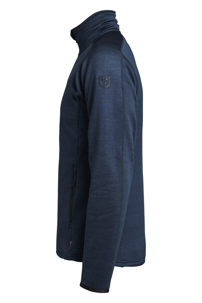 TXlite Midlayer Zip Heren - donkerblauw