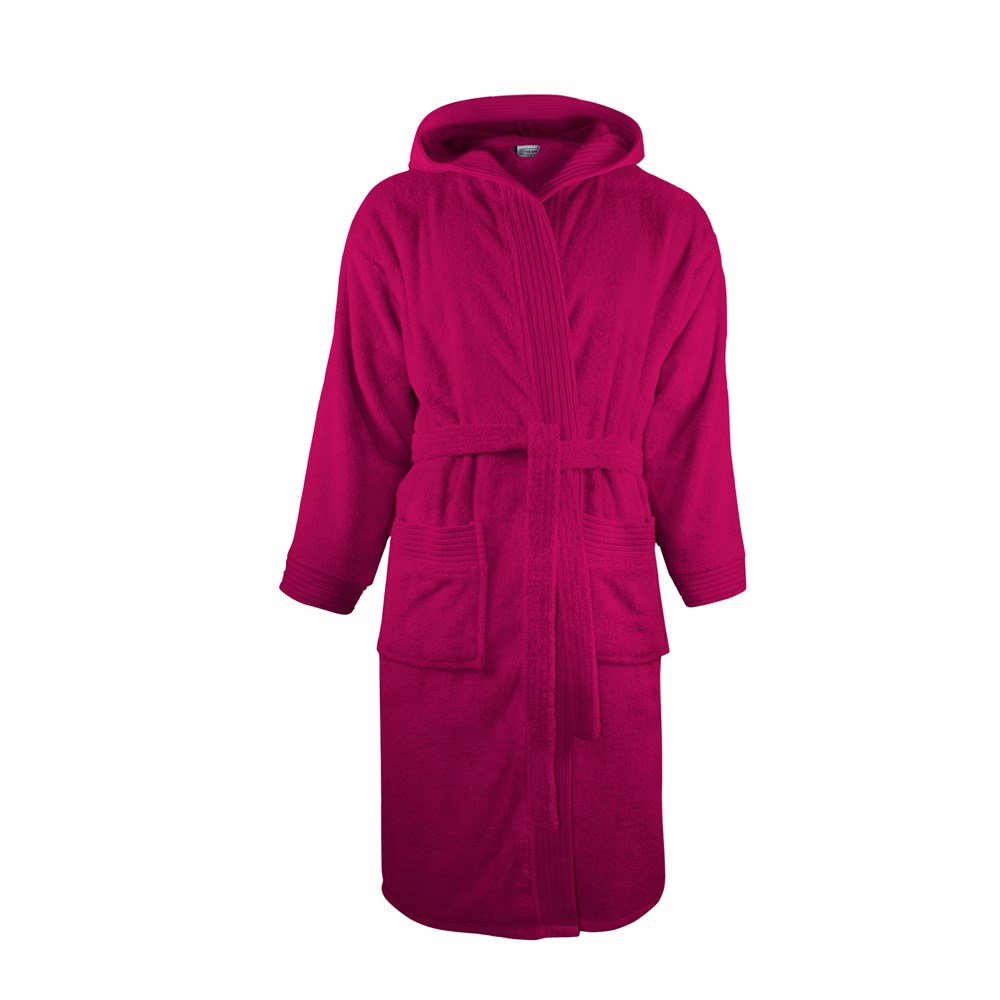 Bathrobe Hooded - magenta