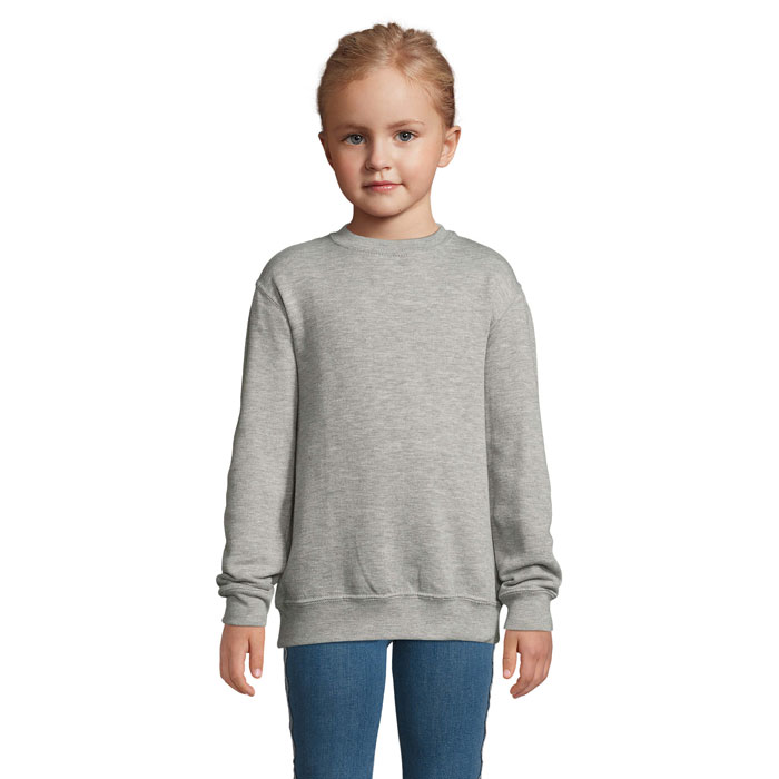 NEW SUPREME KIDS - NEWSUPREME sweat Kind 280g - Grijs Gemeleerd