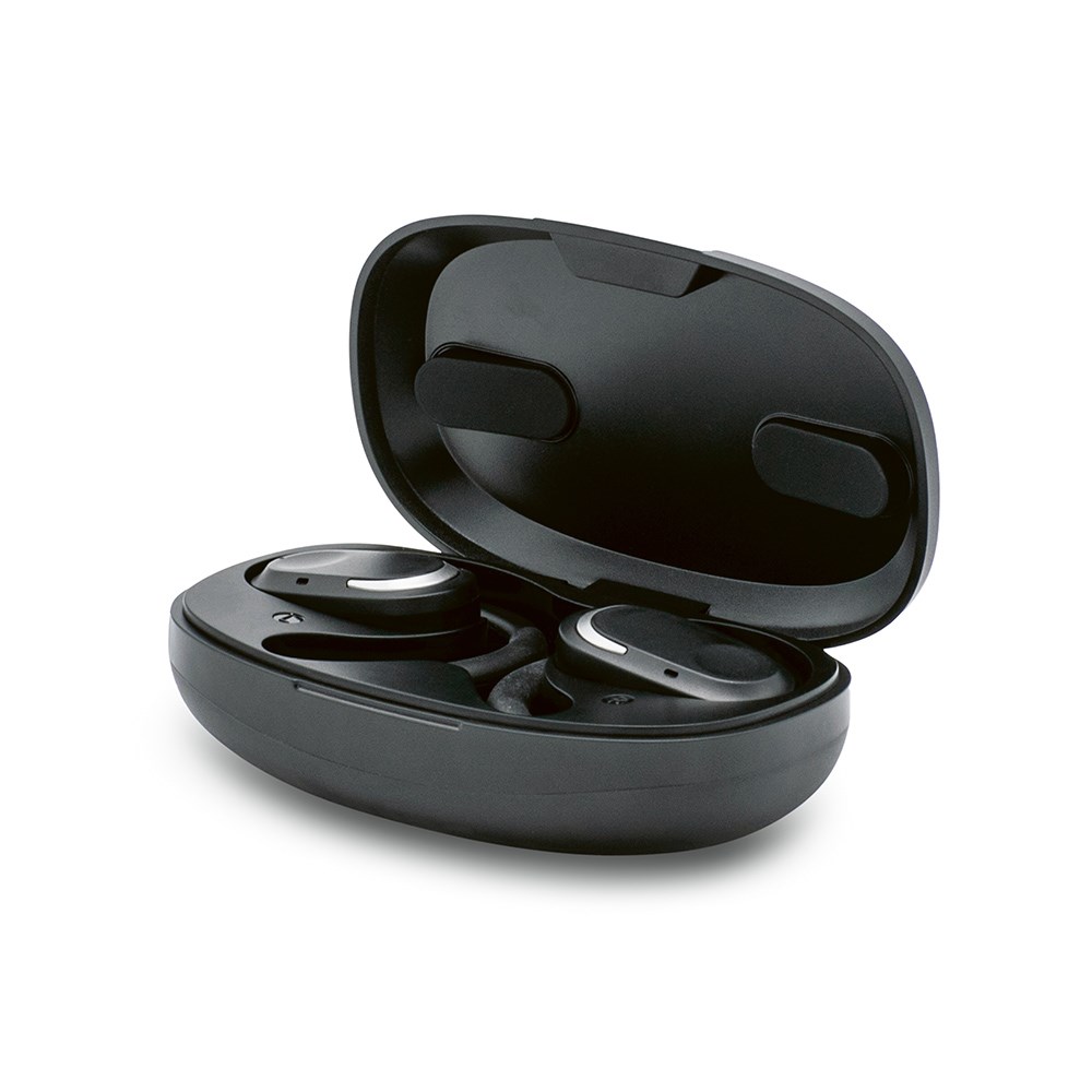 Aerotunes Oorknoppen Gerecycled ABS 750 mAh - Zwart