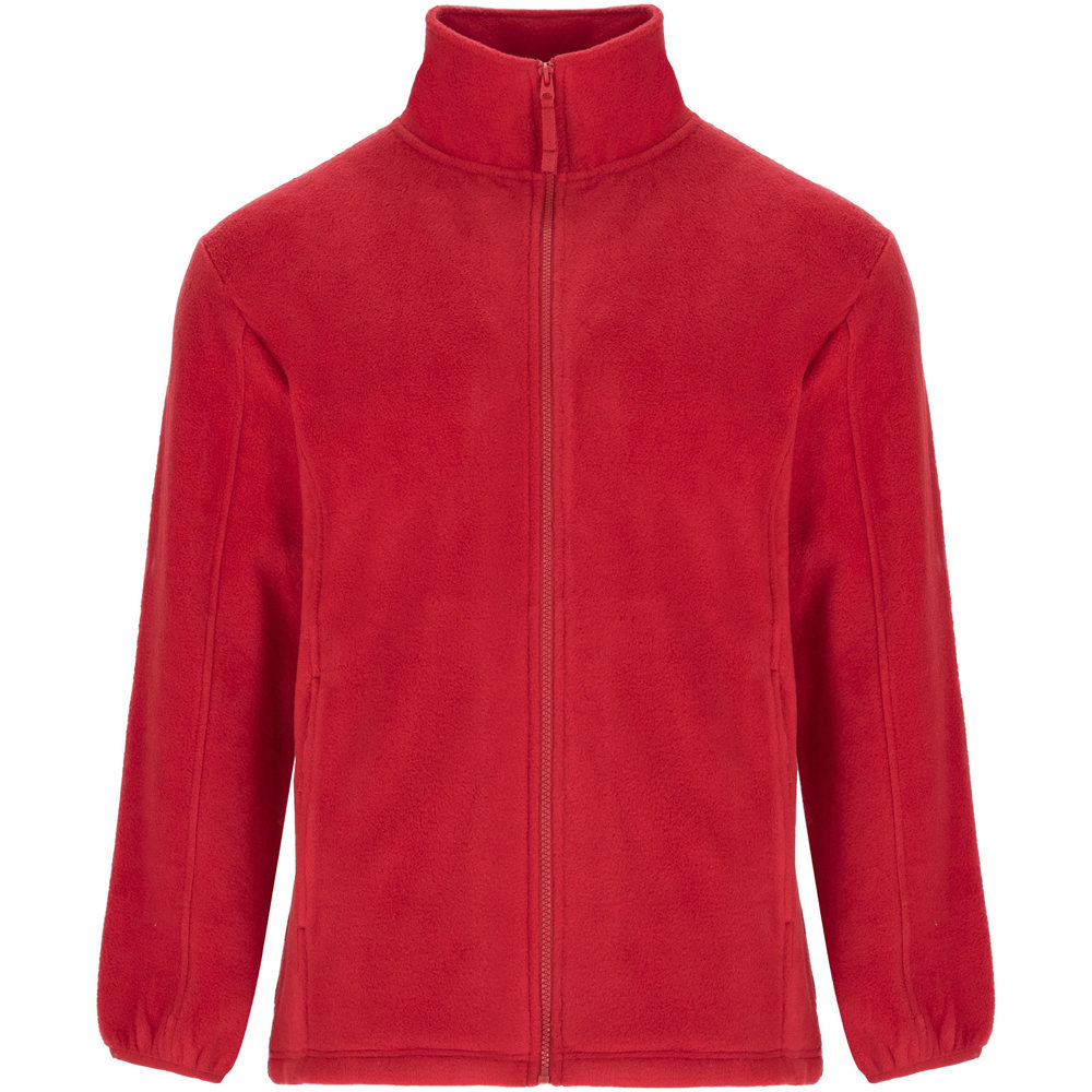 Artic fleece kinderjack met volledige rits - rood
