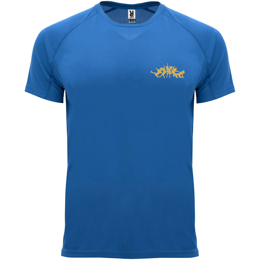 Bahrain 135 g/m² sportshirt met korte mouwen voor kinderen