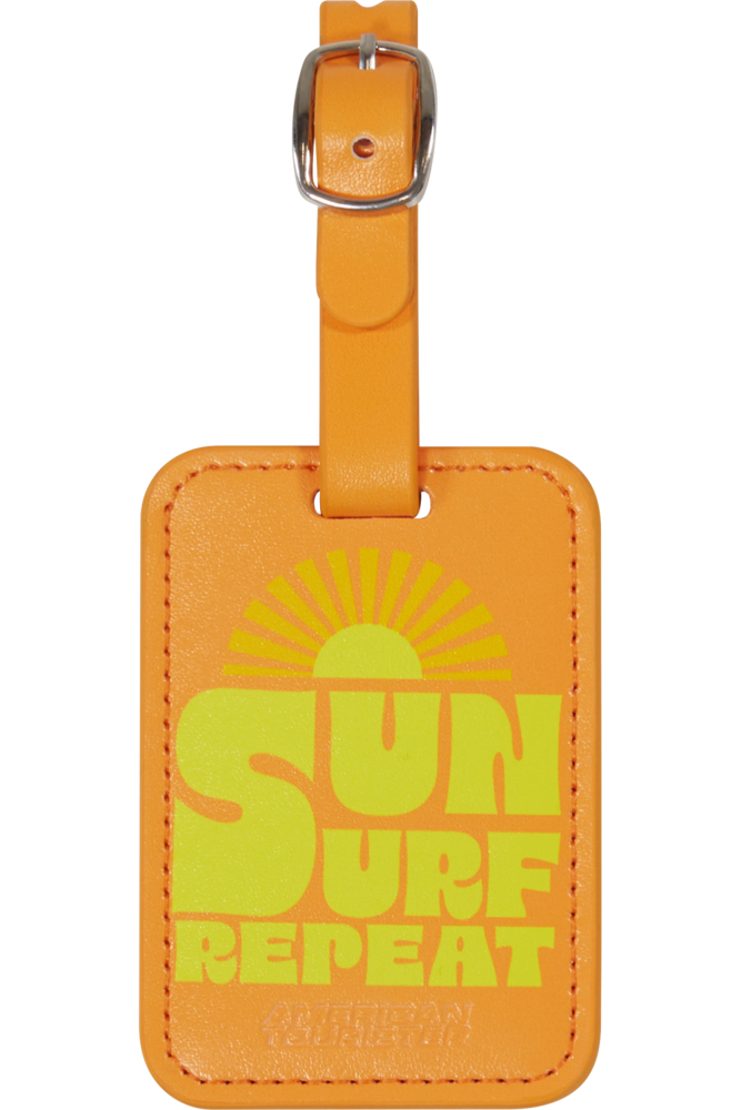American Tourister Ta Luggage Tag X2 Print - Sun Surf Repeat