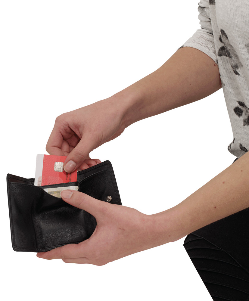 Lederen portemonnee CLUB