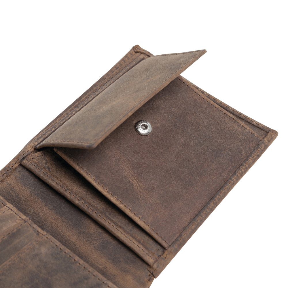 Lederen billfold portemonnee WILDERNESS I