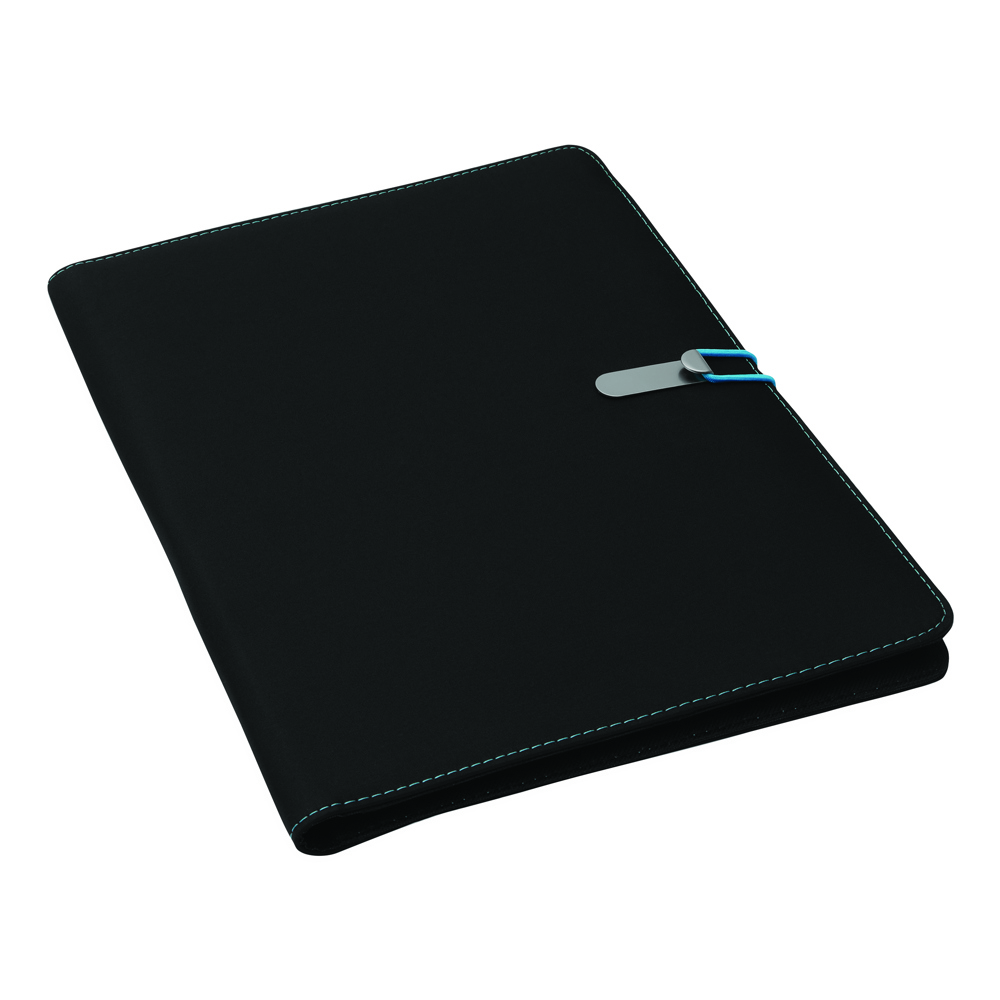 SESSION - A4-schrijfmap - turquoise, zwart