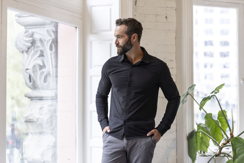 Cutter & Buck - Hedley Stretch Shirt Heren Wit 4XL