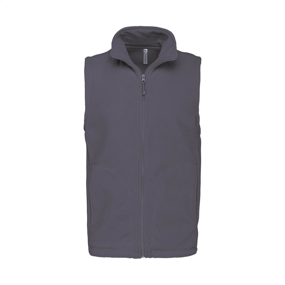 KA913 - fleece bodywarmer vest - licht grijs