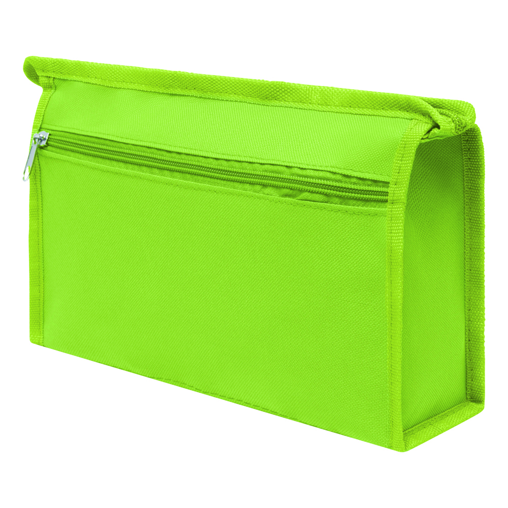 NIGHT & DAY - 600D polyester toilettas - Lichtgroen