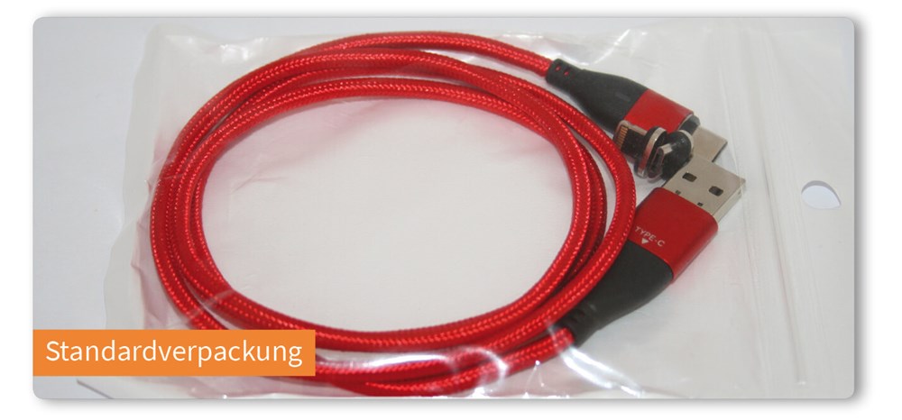 3-in-1 kabel "Magnetic Data Highspeed" zwart