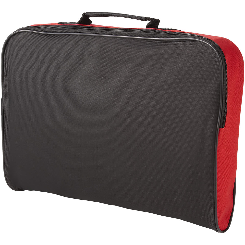 Florida polyester conferentietas 7L - Zwart, rood