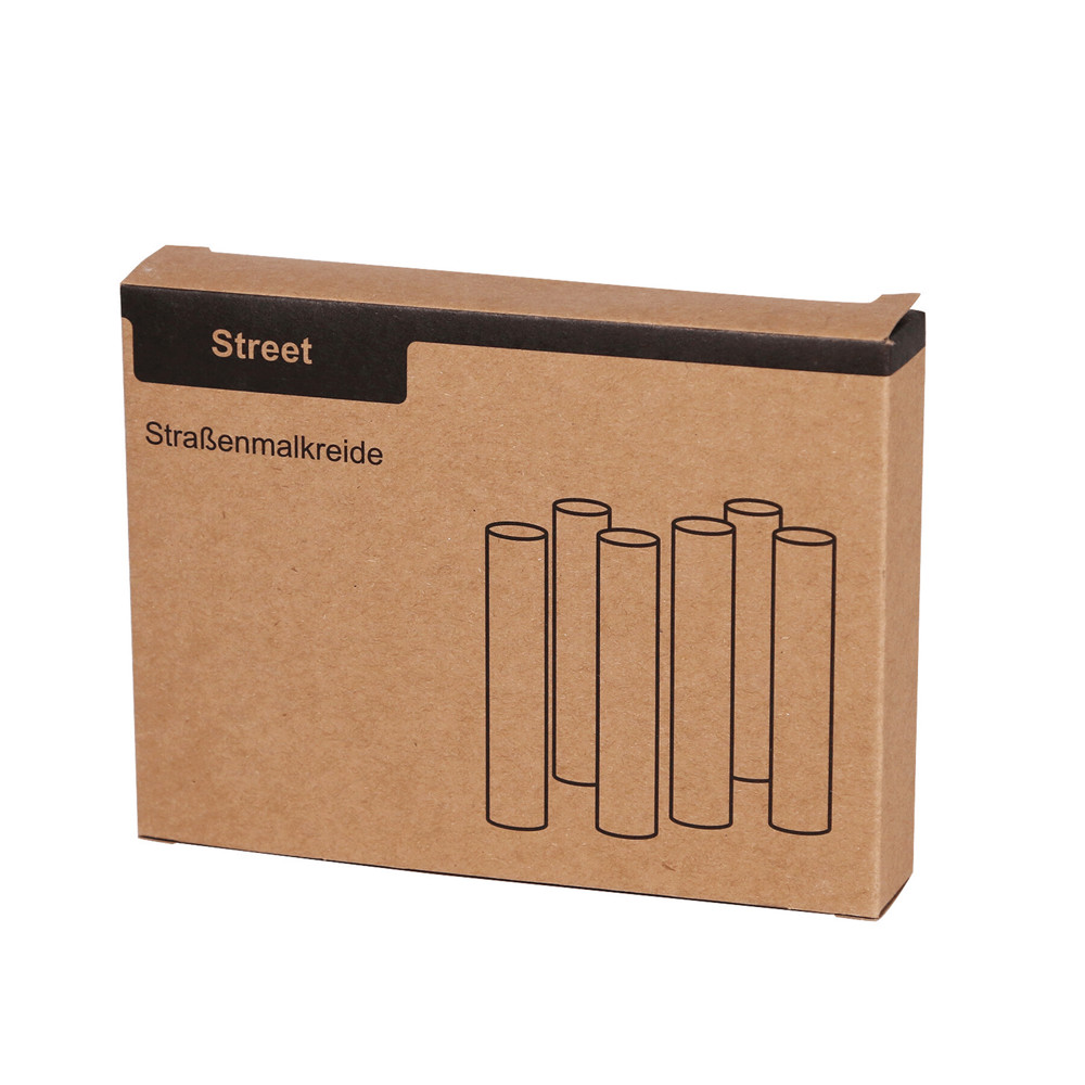 6 delig set met stoepkrijt STREET