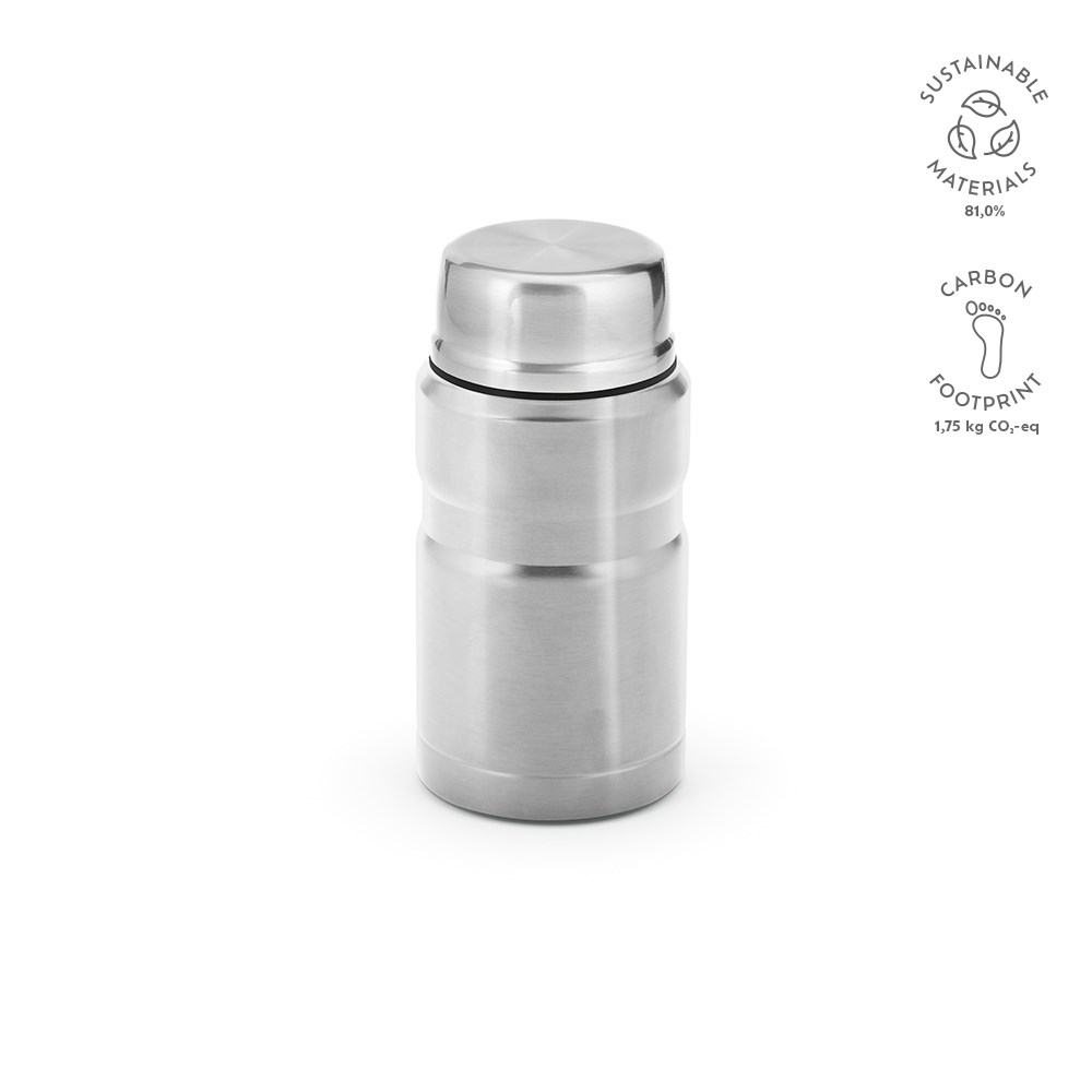 Dali 800 maaltijdfles gerecycled roestvrij staal 810 ml - Zilver