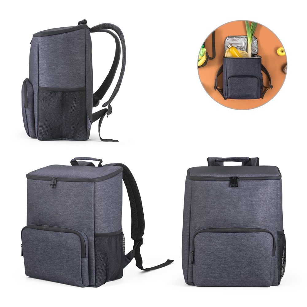 BOSTON COOLER. 2Tone Nylon geïsoleerde rugzak 14 L