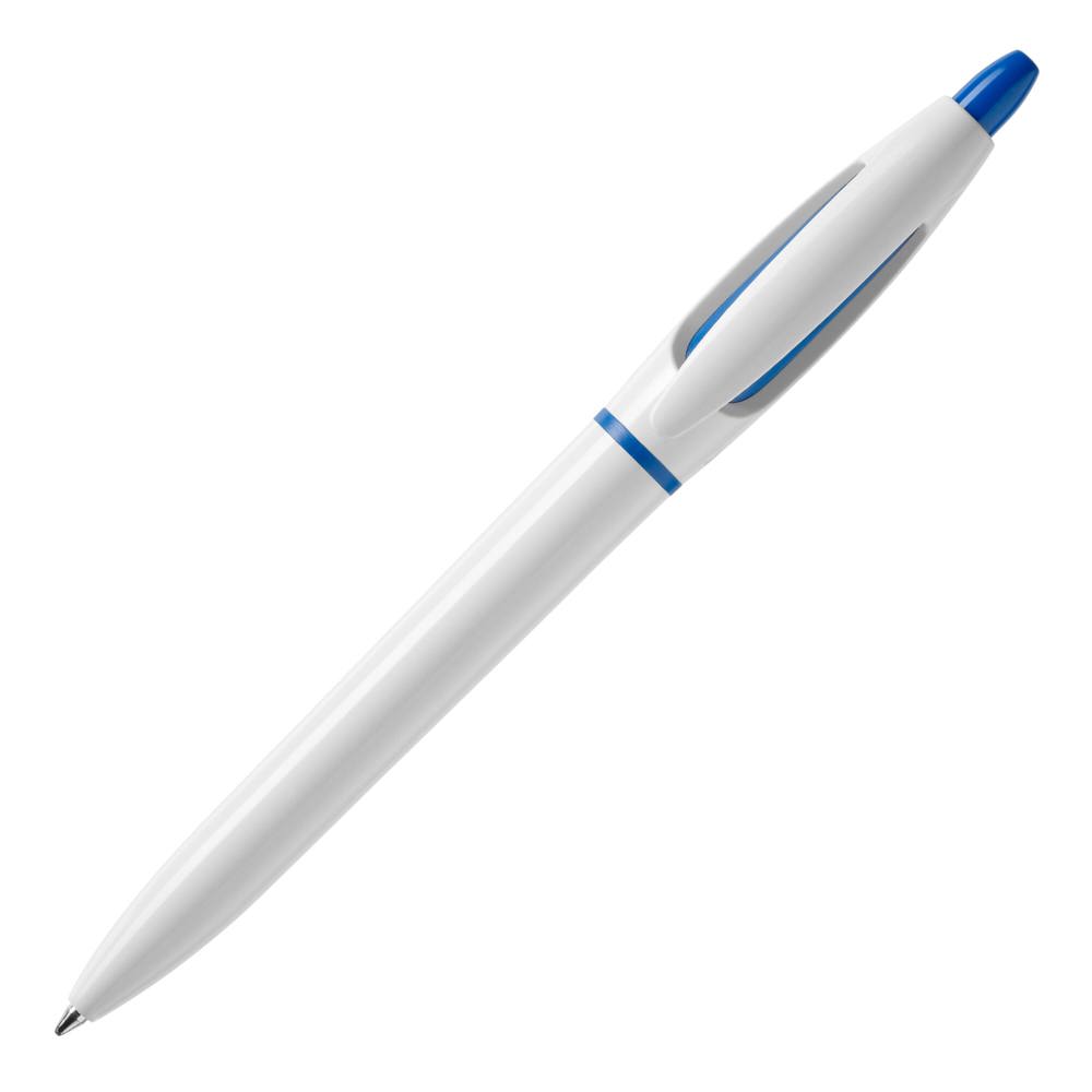 Balpen S! hardcolour - Wit / Blauw