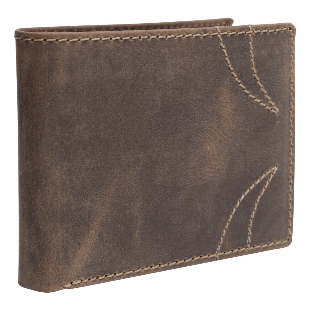 Lederen billfold portemonnee WILDERNESS I
