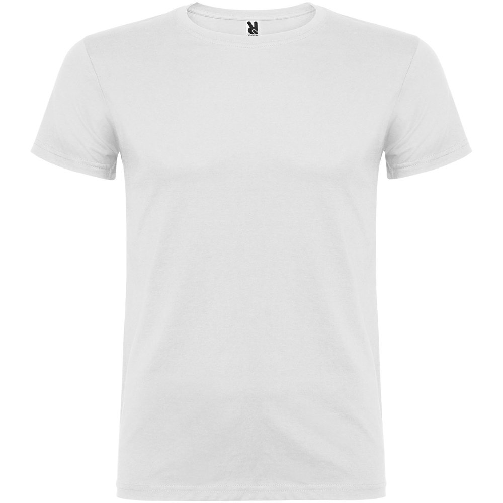 Beagle 155 g/m² herenshirt met korte mouwen - Wit