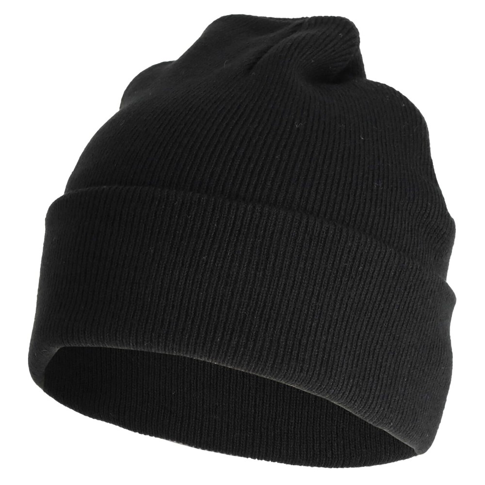 Gebreide muts - Zwart (Black) / Zwart