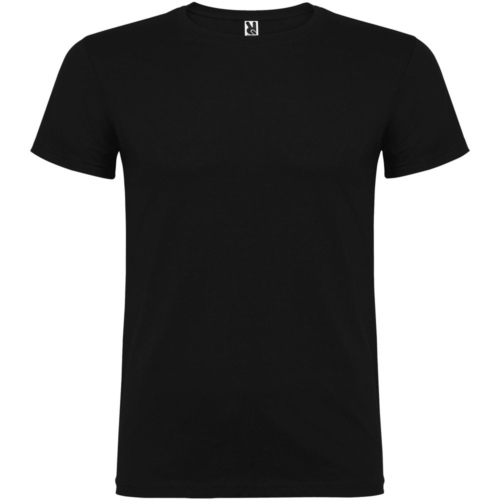 Beagle 155 g/m² herenshirt met korte mouwen - Zwart
