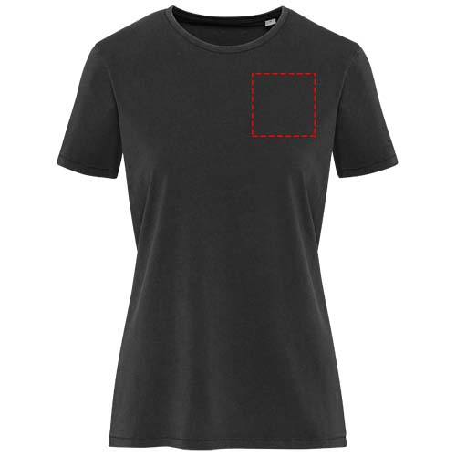 Nanaimo 160 g/m2 gewassen dames T-shirt met korte mouwen