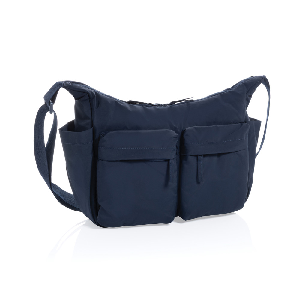 KENTO URBAN RCS gerecyclede nylon gewatteerde schoudertas