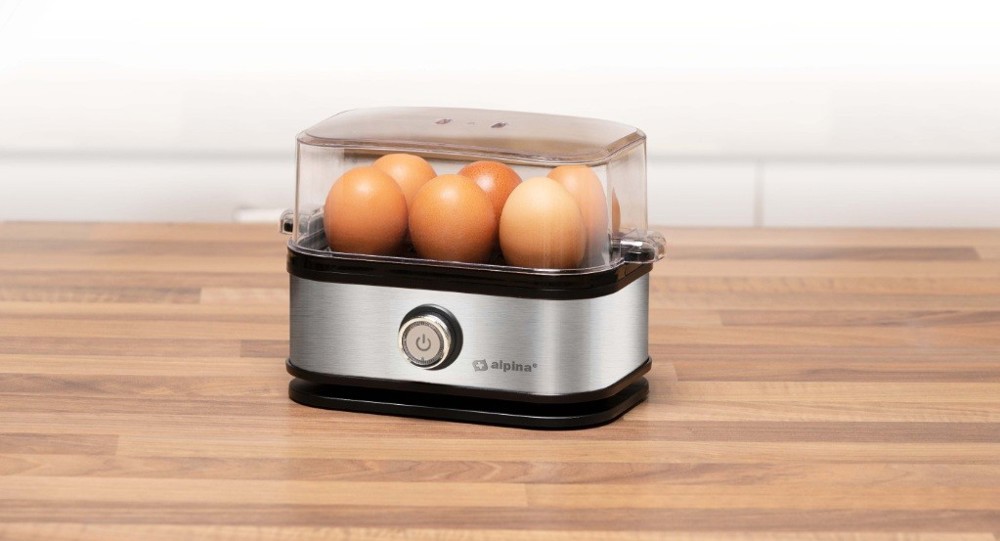 ALPINA Egg Boiler 230V 210W- Zilver