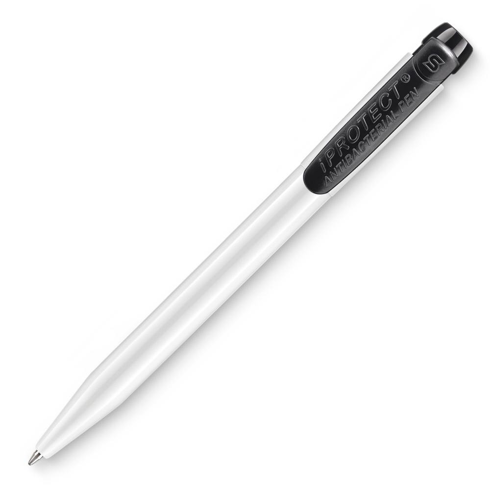 Balpen IProtect hardcolour - wit / zwart