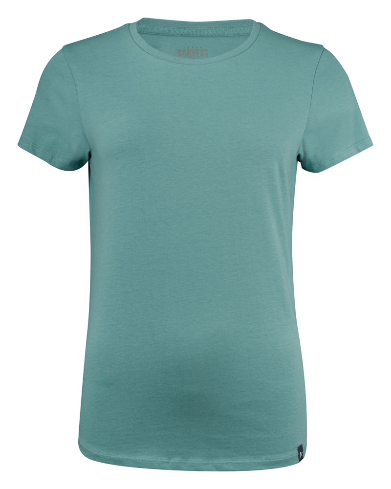 American U T-Shirt Dames - muntgroen