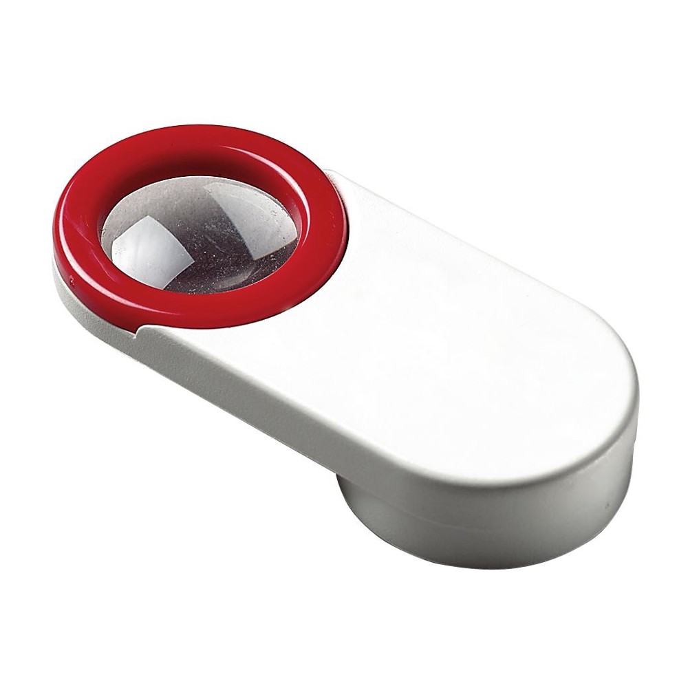 Magneet "Vergrootglas" - standaard rood