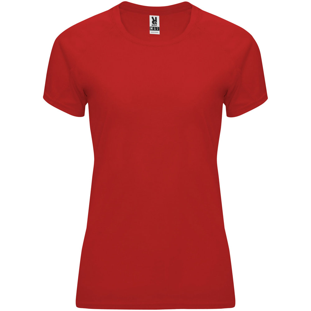 Bahrain 135 g/m² sportshirt met korte mouwen voor dames - Rood