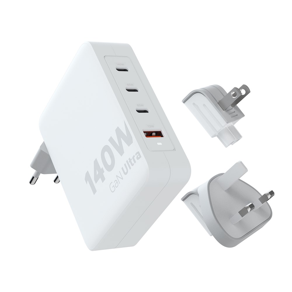 GaN Ultra Travel Chargers - Wit