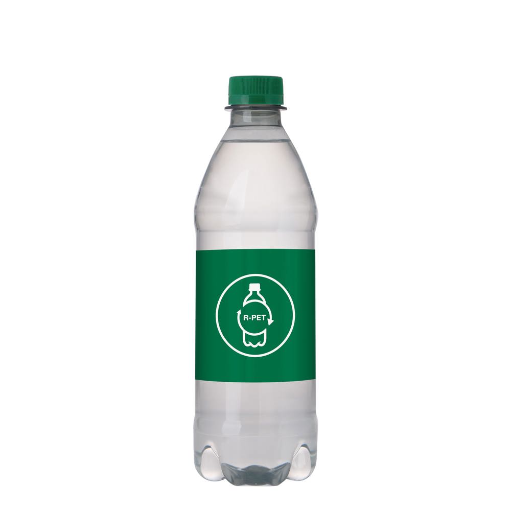 Bronwater 500 ml met draaidop - Transparant/Groen