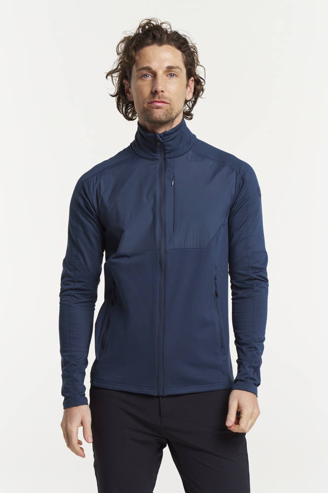 TXlite Windblock Full Zip Men - donkerblauw