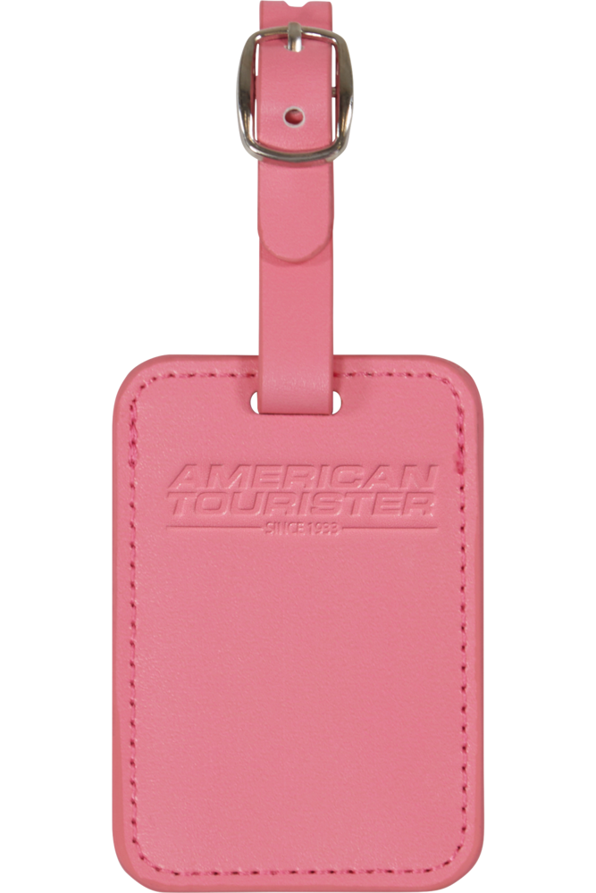 American Tourister Ta Luggage Tag X2 - Pink Glitch
