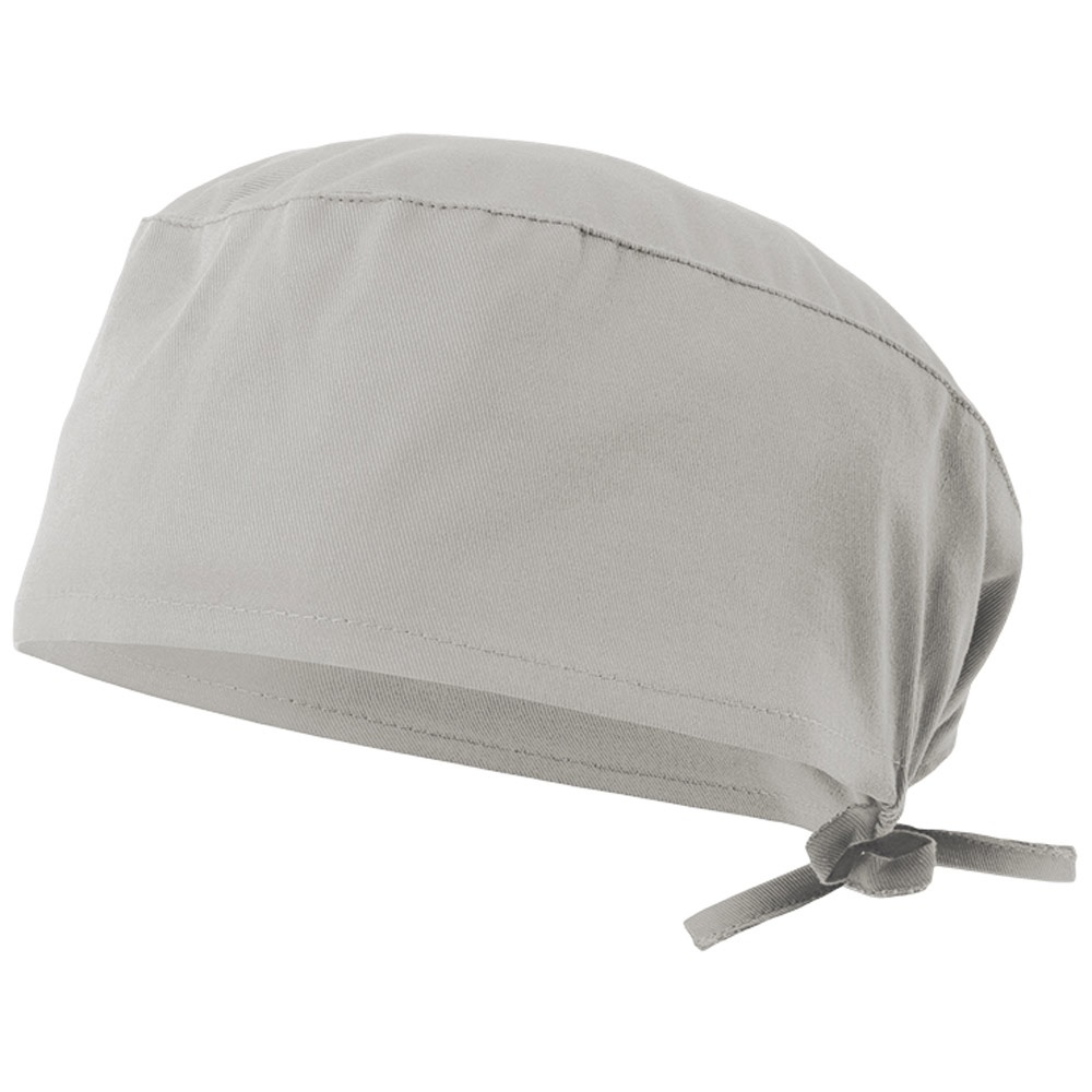VL ENLIL. Sanitaire keperstof muts (190g/m²), van katoen (35%) en polyester (65%) - Licht grijs