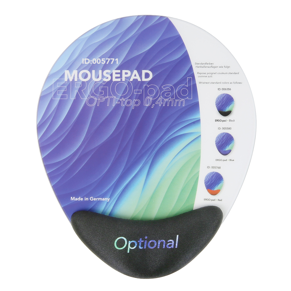 ERGO-pad traagschuim Quadro OPTI-top, HB grijs