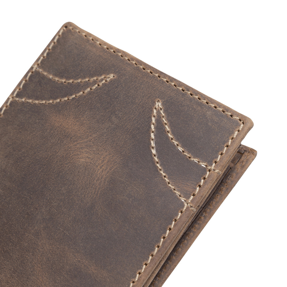 Lederen billfold portemonnee WILDERNESS I