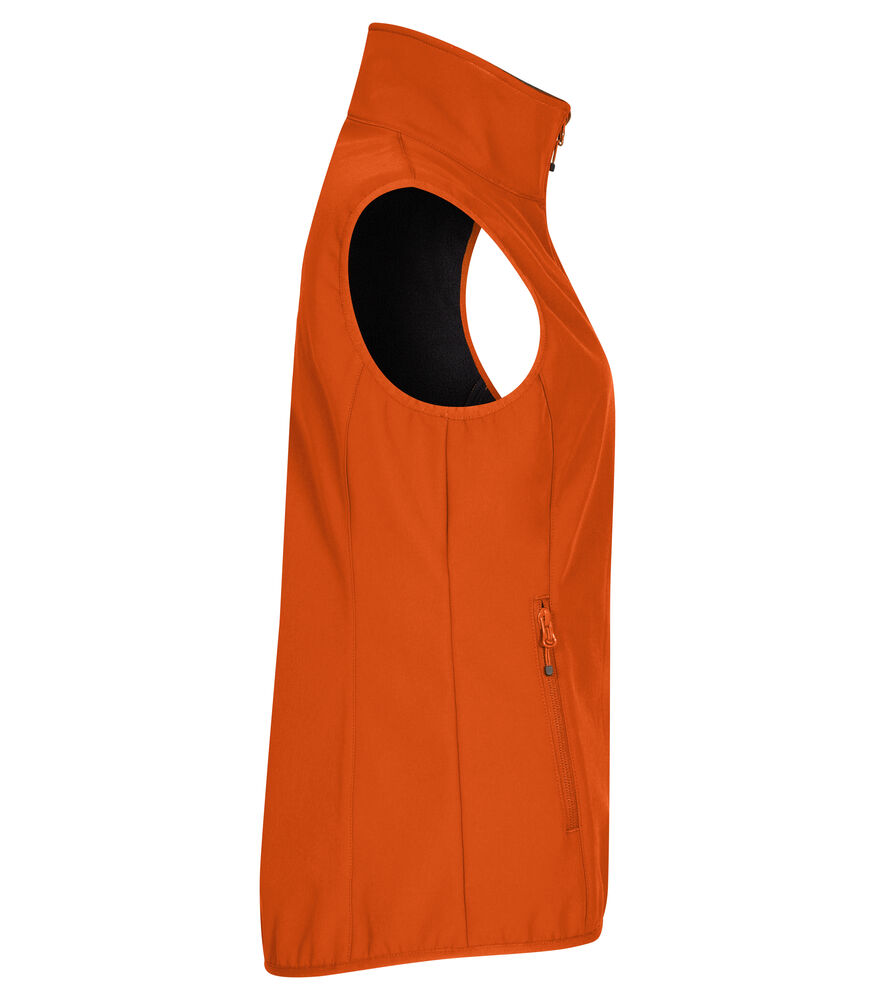 Clique - Classic Softshell Vest Women Diep Oranje XXL