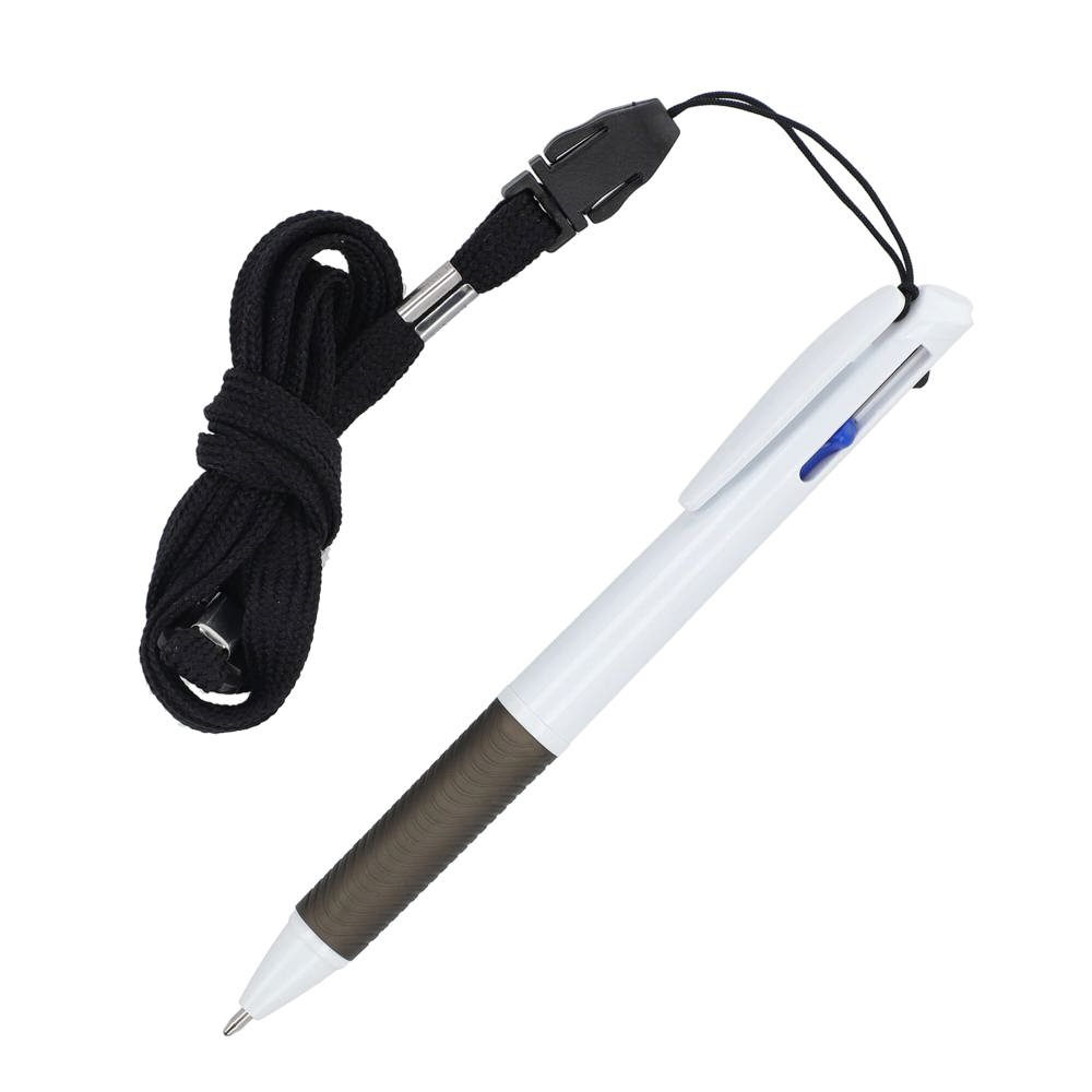 3-kleuren met met grip en keycord - wit / zwart